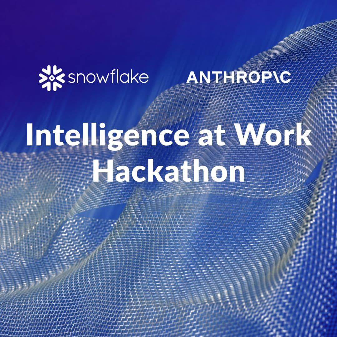 Intelligence at Work Hackathon – AI hackathon in Menlo Park, CA