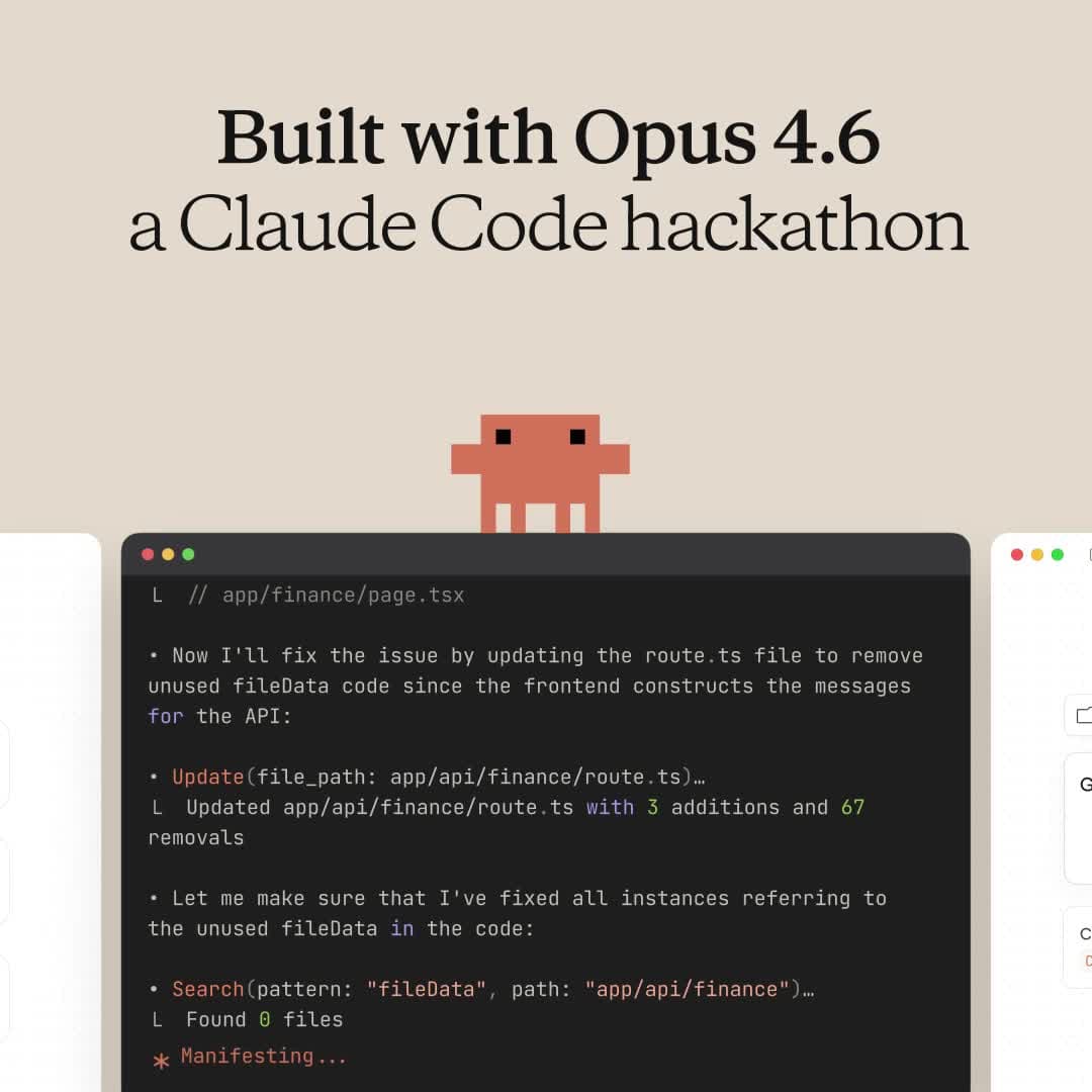 Built with Opus 4.6: a Claude Code hackathon