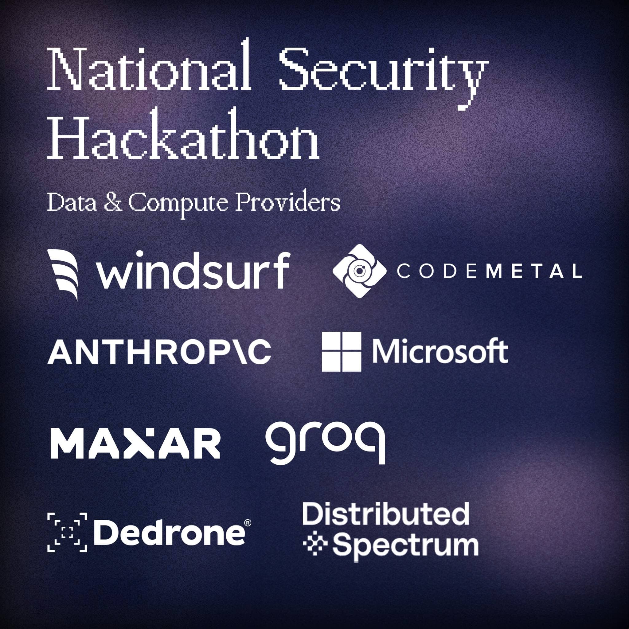 National Security Hackathon — AI event (2)