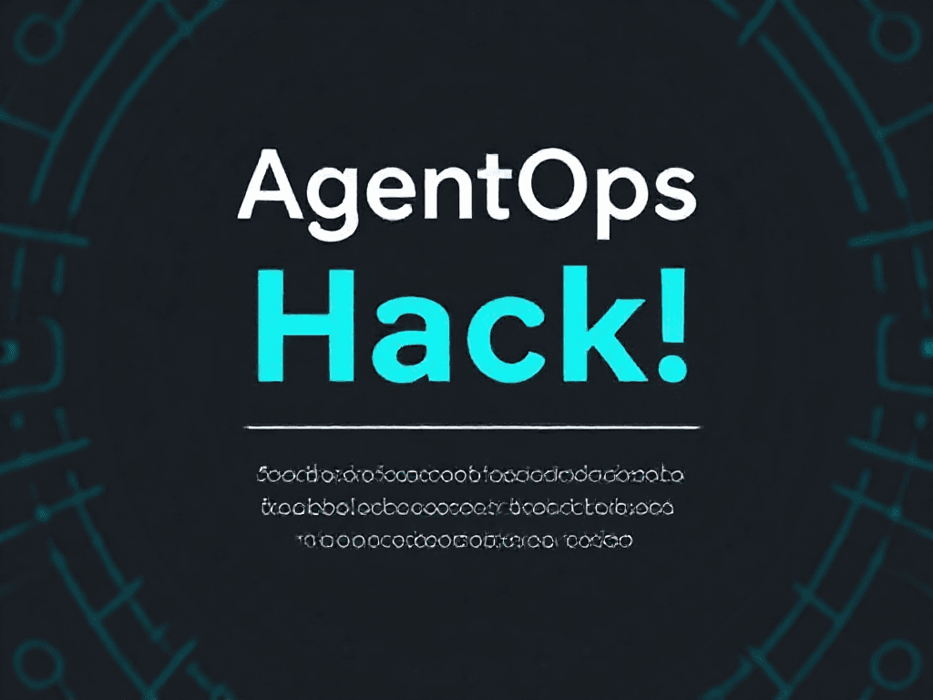 AgentOps Hack! — AI hackathon