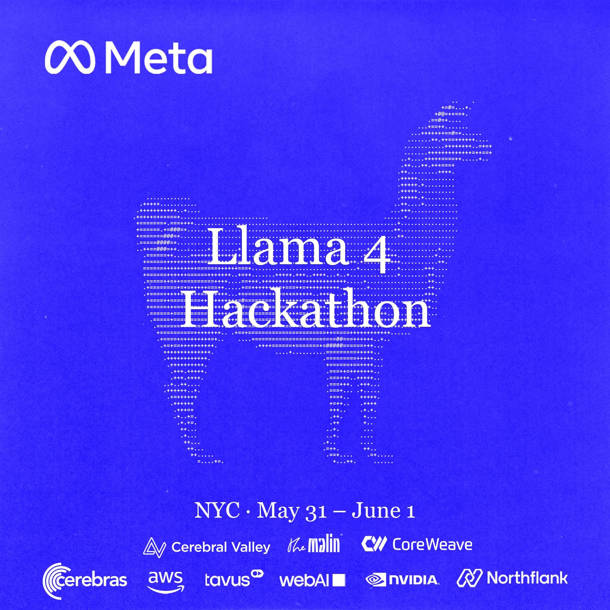 Llama 4 Hackathon NYC — AI event
