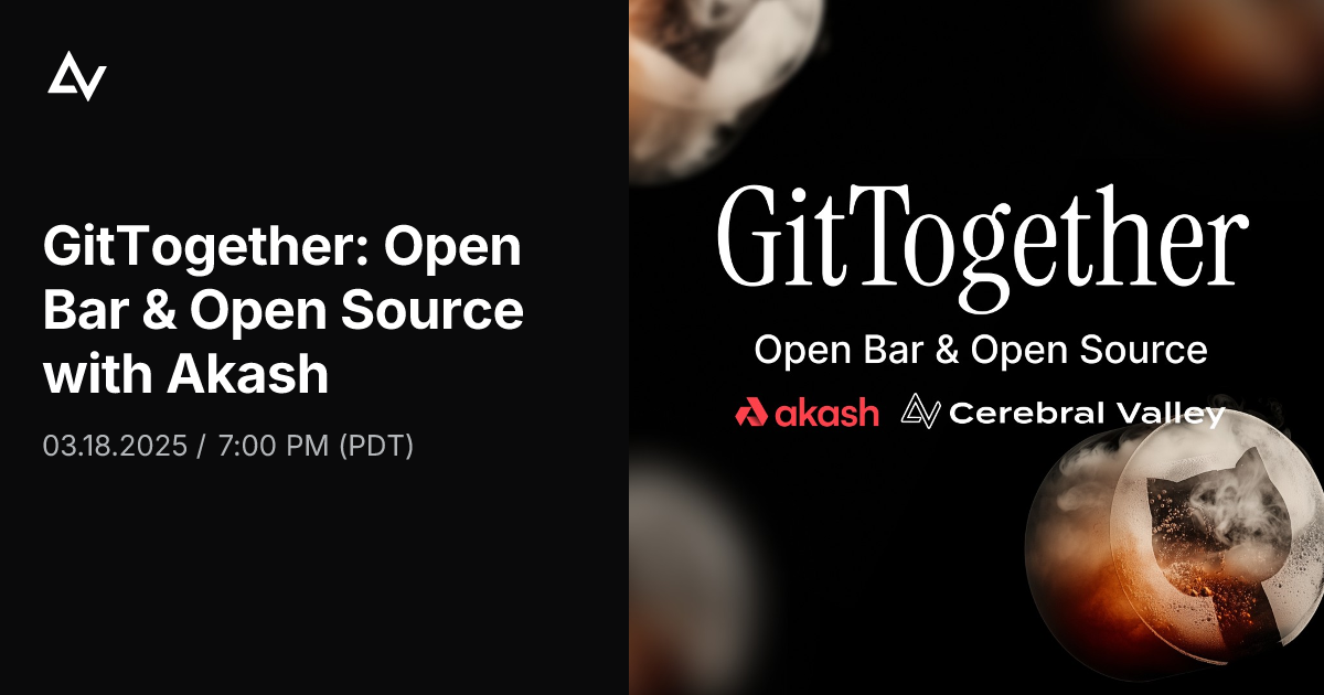 GitTogether: Open Bar & Open Source with Akash
