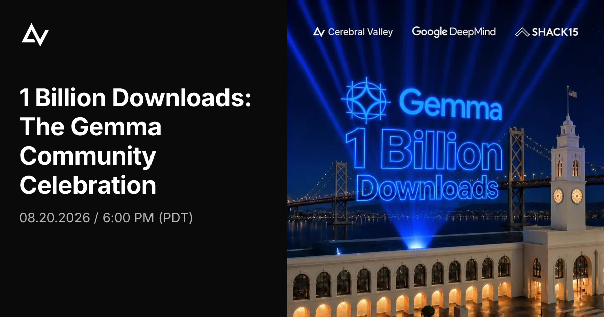 1 Billion Downloads: The Gemma Community Celebration
